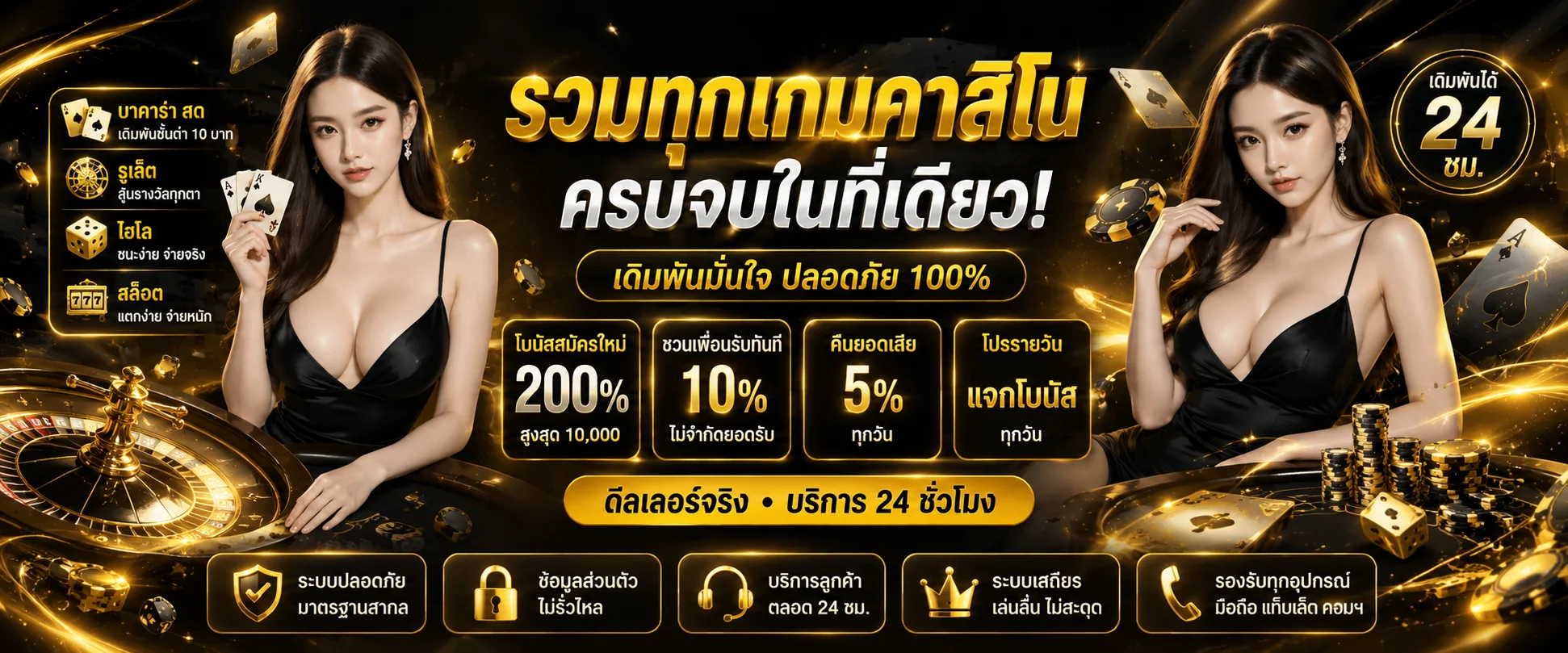 คาสิโนออนไลน์ G2G168T บาคาร่า รูเล็ต ถ่ายทอดสดจากบ่อนจริง
